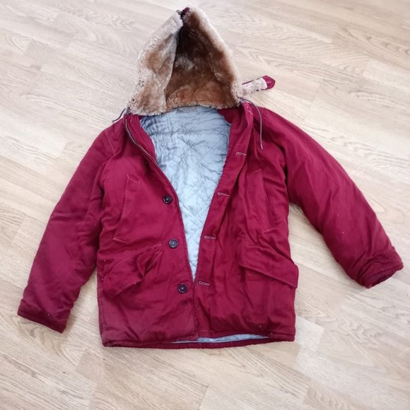 Vintage 1960's Land N Lakes Sportswear Red Men's Jacket - Picture 6 of 9